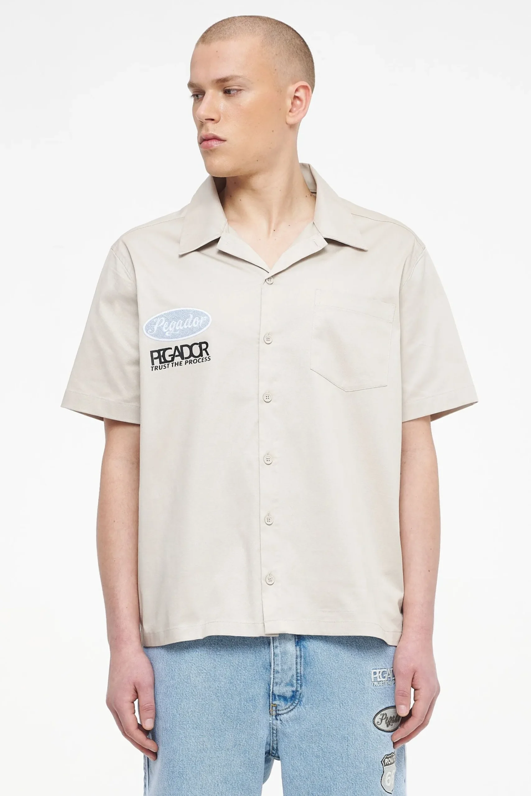 Pegador Briar Work Shirt Angels Cream