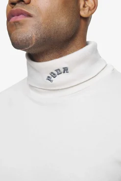 Pegador Bute Turtle Neck Longsleeve Vintage Washed Angels Cream