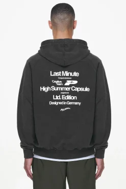 Pegador Caesar Terry Raglan Sweat Jacket Vintage Black