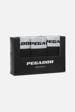 Pegador Camino Boxershorts Single Logo 3 Pack Black White
