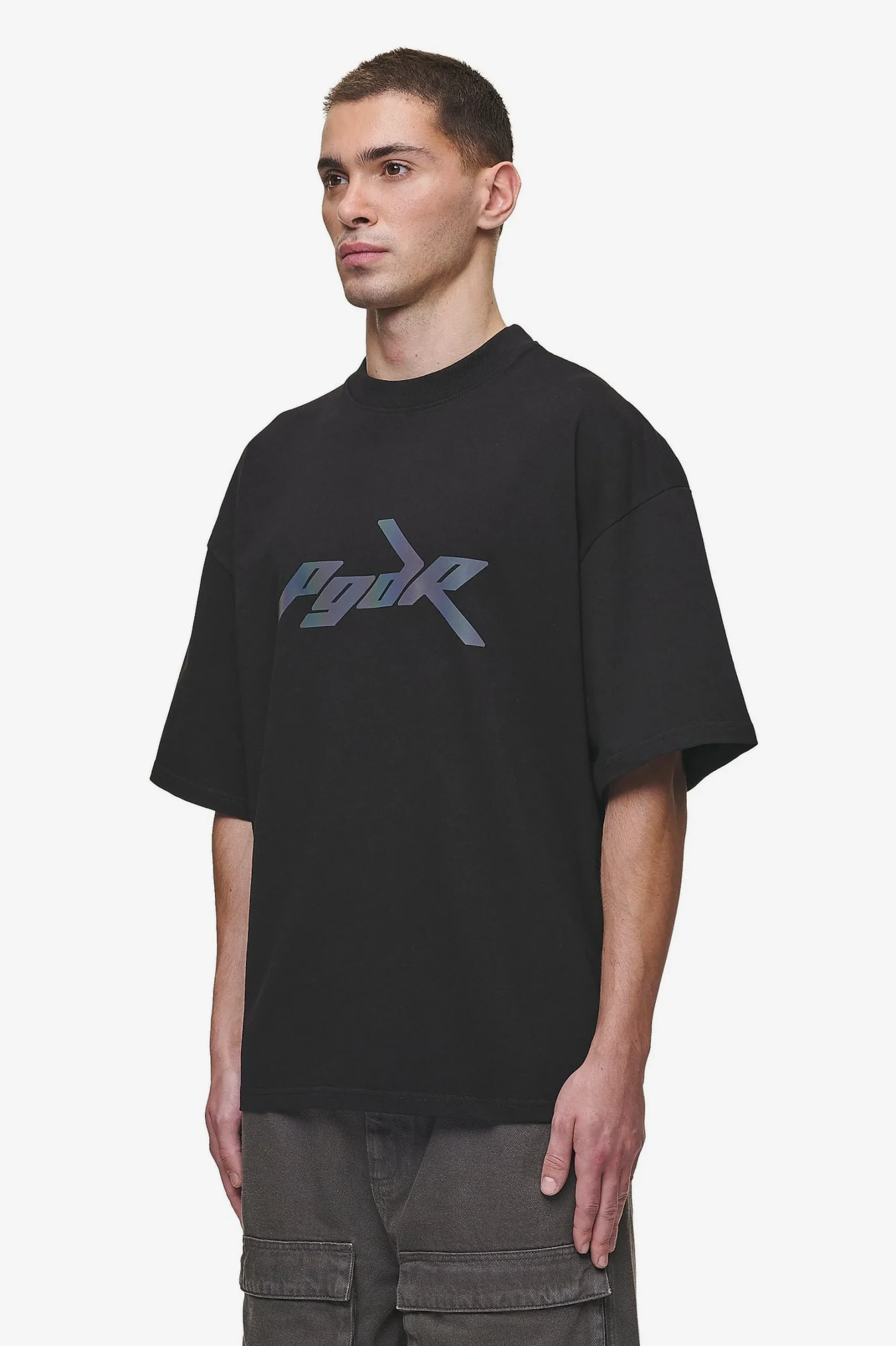 Pegador Carver Boxy Tee Washed Black
