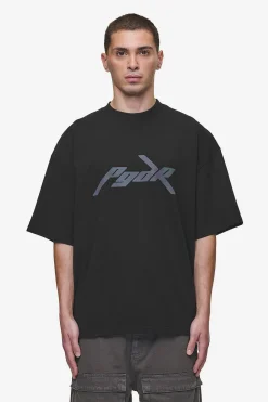 Pegador Carver Boxy Tee Washed Black