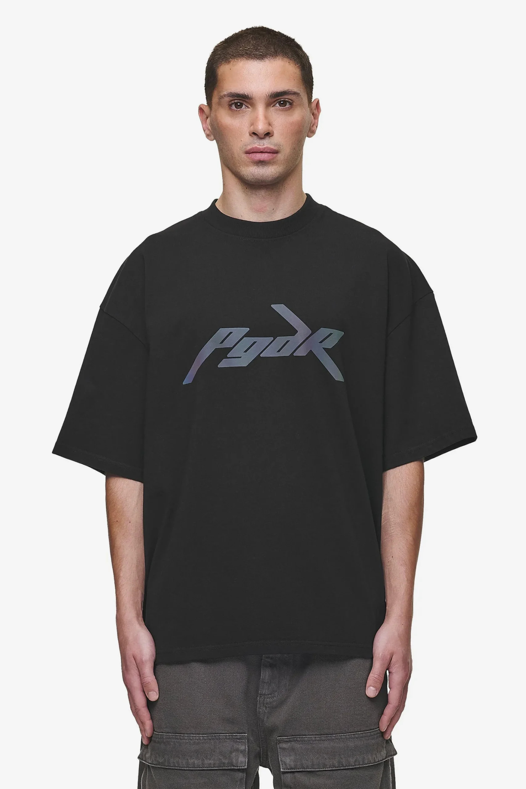 Pegador Carver Boxy Tee Washed Black