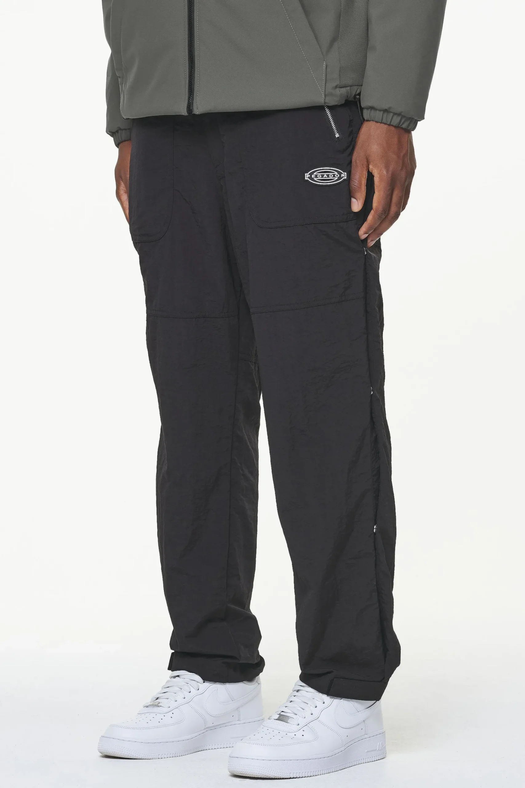 Pegador Cassidy Wide Tech Pants Onyx Black