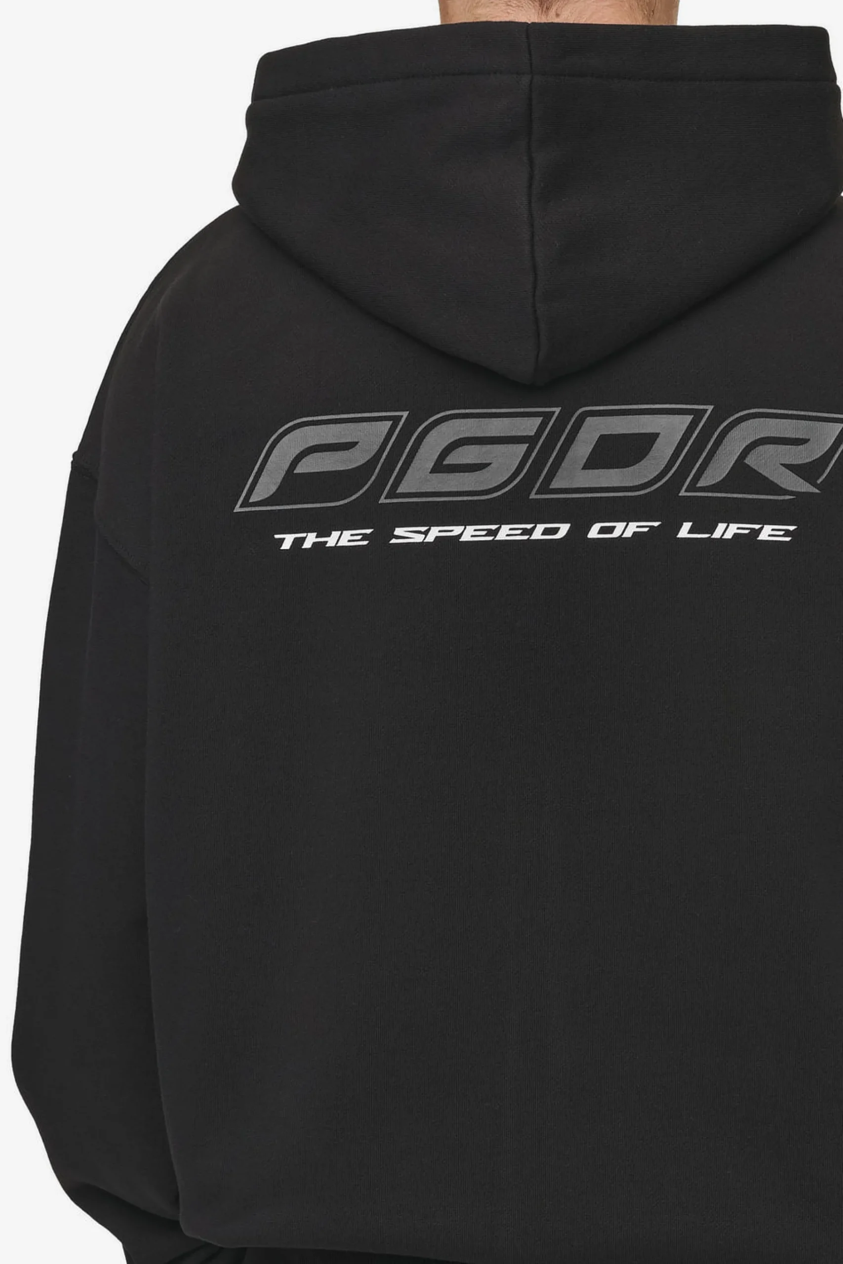 Pegador Charles Oversized Sweat Jacket Washed Black