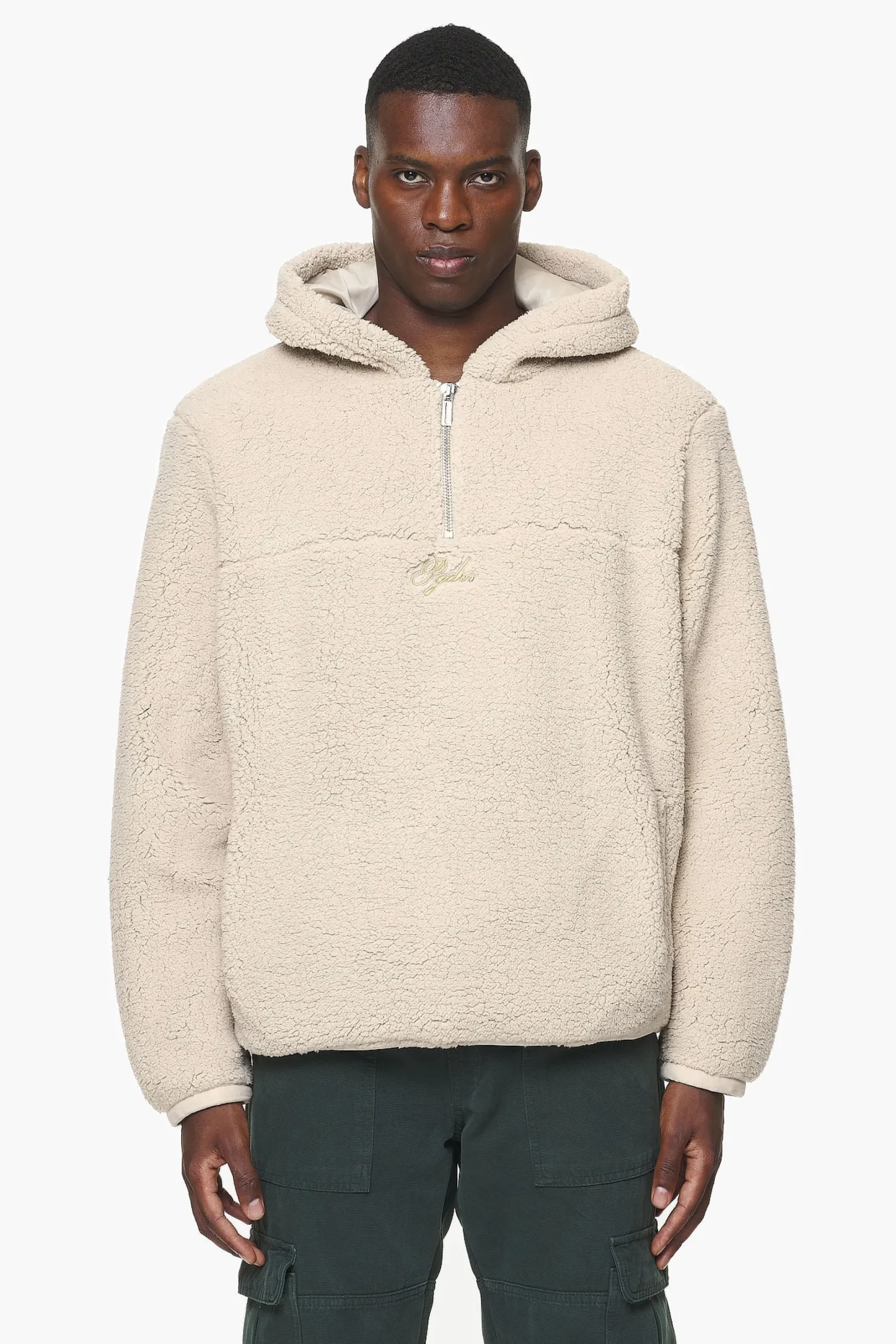 Pegador Clare Teddy Half Zip Hoodie