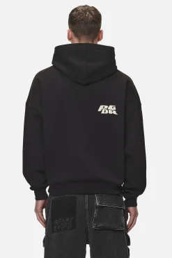 Pegador Clayson Boxy Hoodie Washed Black