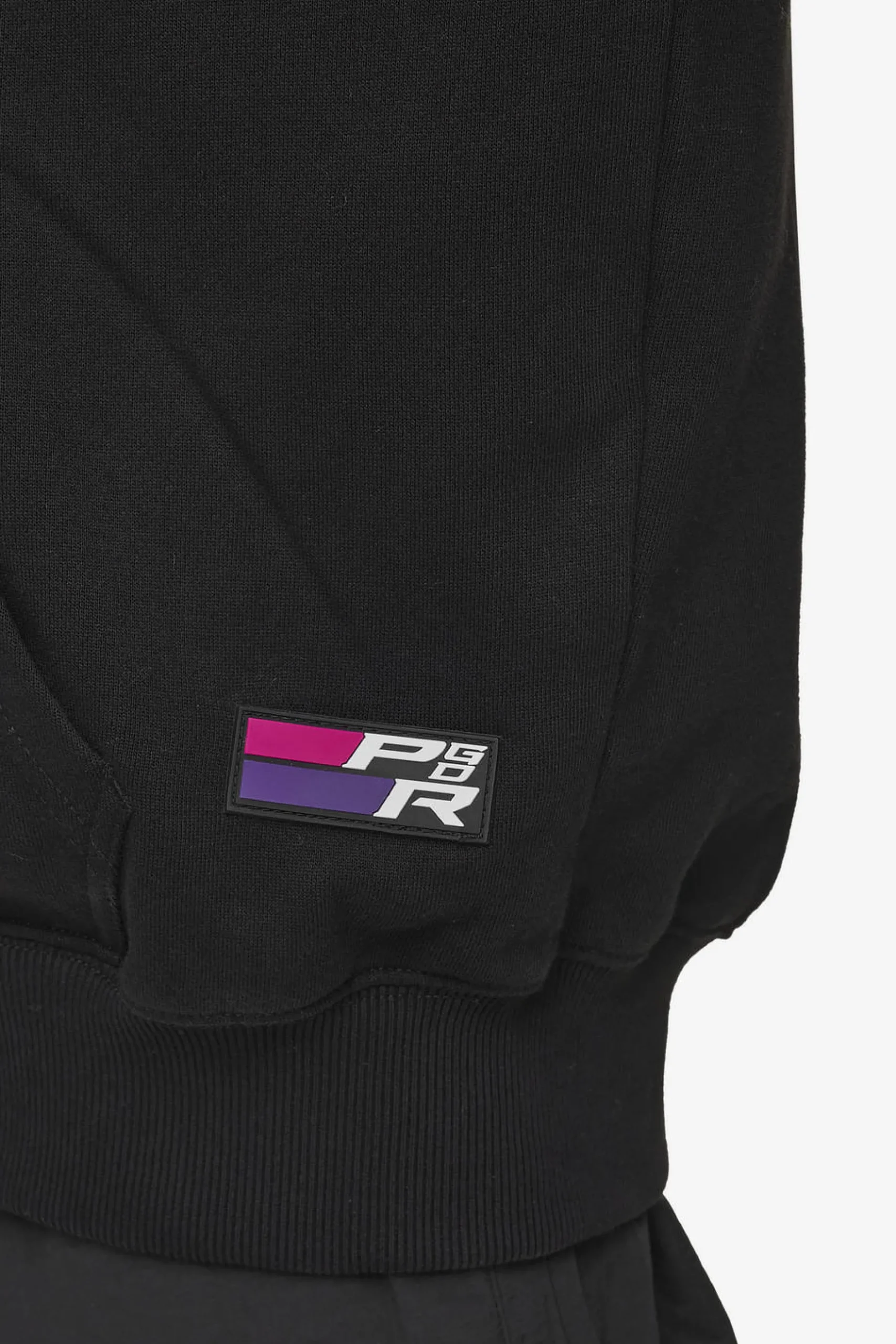 Pegador Clayton Oversized Sweat Jacket Washed Black