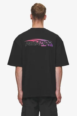 Pegador Clayton Oversized Tee Washed Black