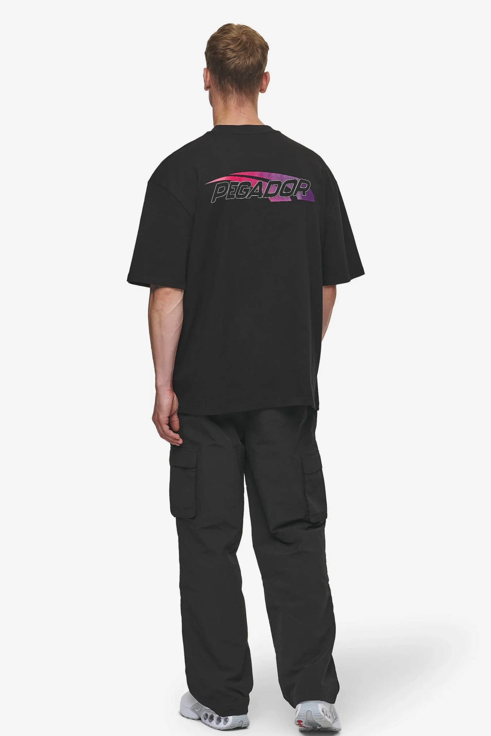 Pegador Clayton Oversized Tee Washed Black