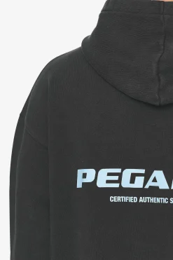 Pegador Colne Logo Oversized Hoodie Baby Blue