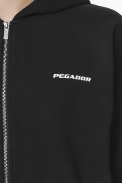 Pegador Colne Logo Oversized Sweat Jacket