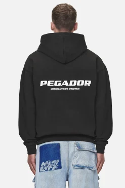 Pegador Colne Logo Oversized Sweat Jacket