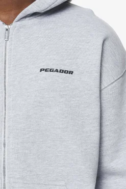 Pegador Colne Logo Oversized Sweat Jacket