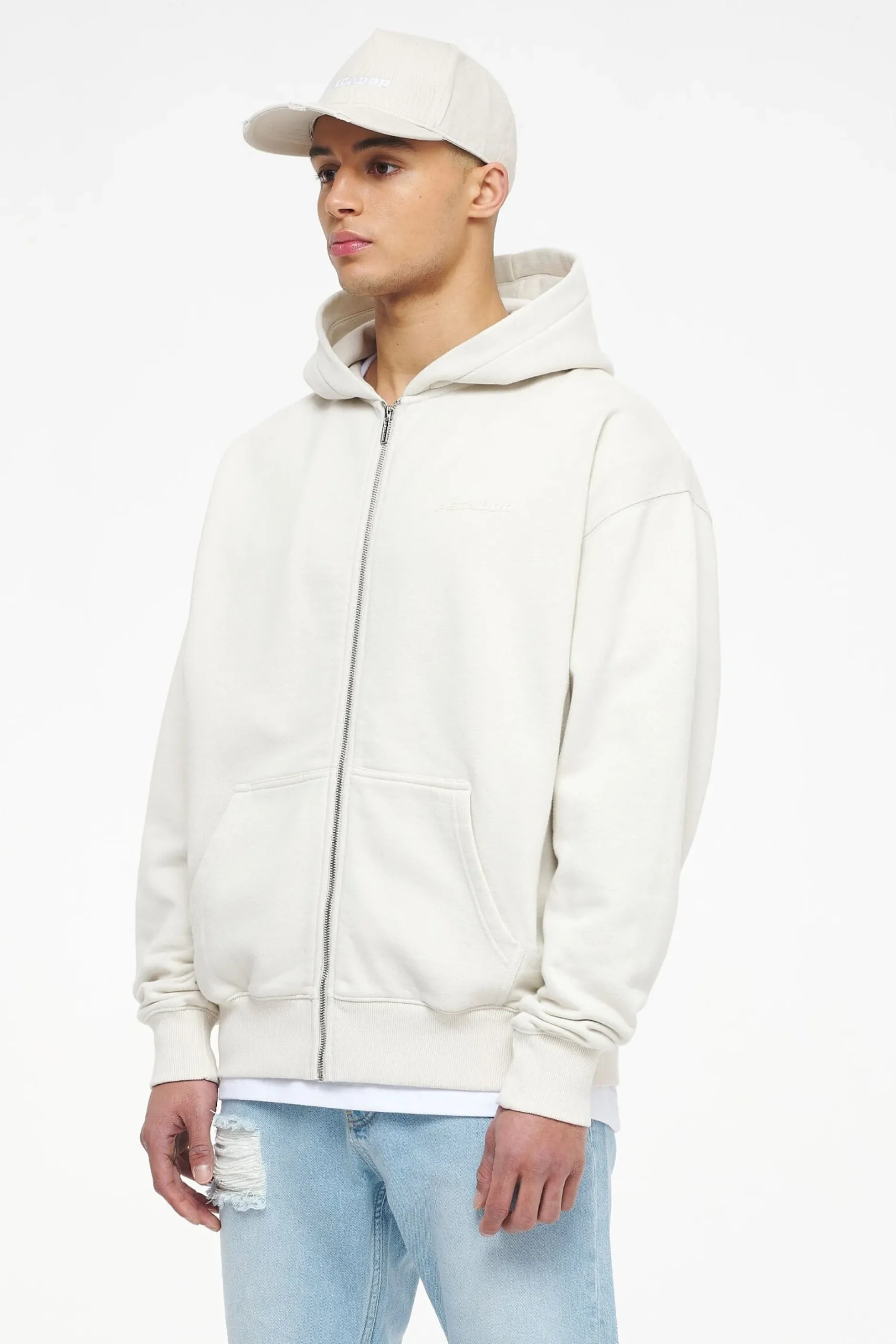 Pegador Colne Logo Oversized Sweat Jacket