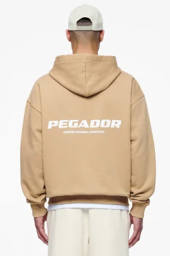Pegador Colne Logo Oversized Sweat Jacket