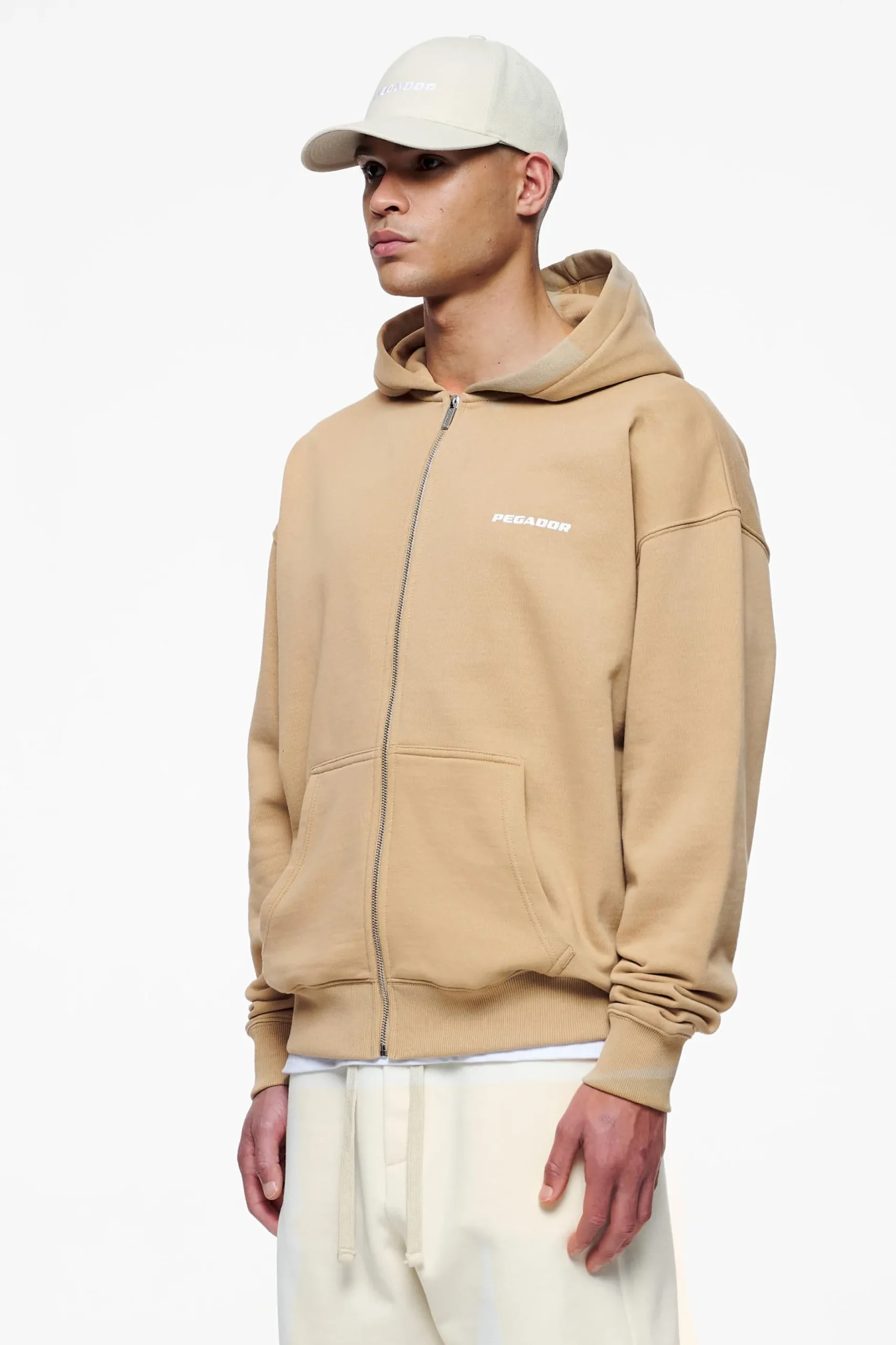 Pegador Colne Logo Oversized Sweat Jacket