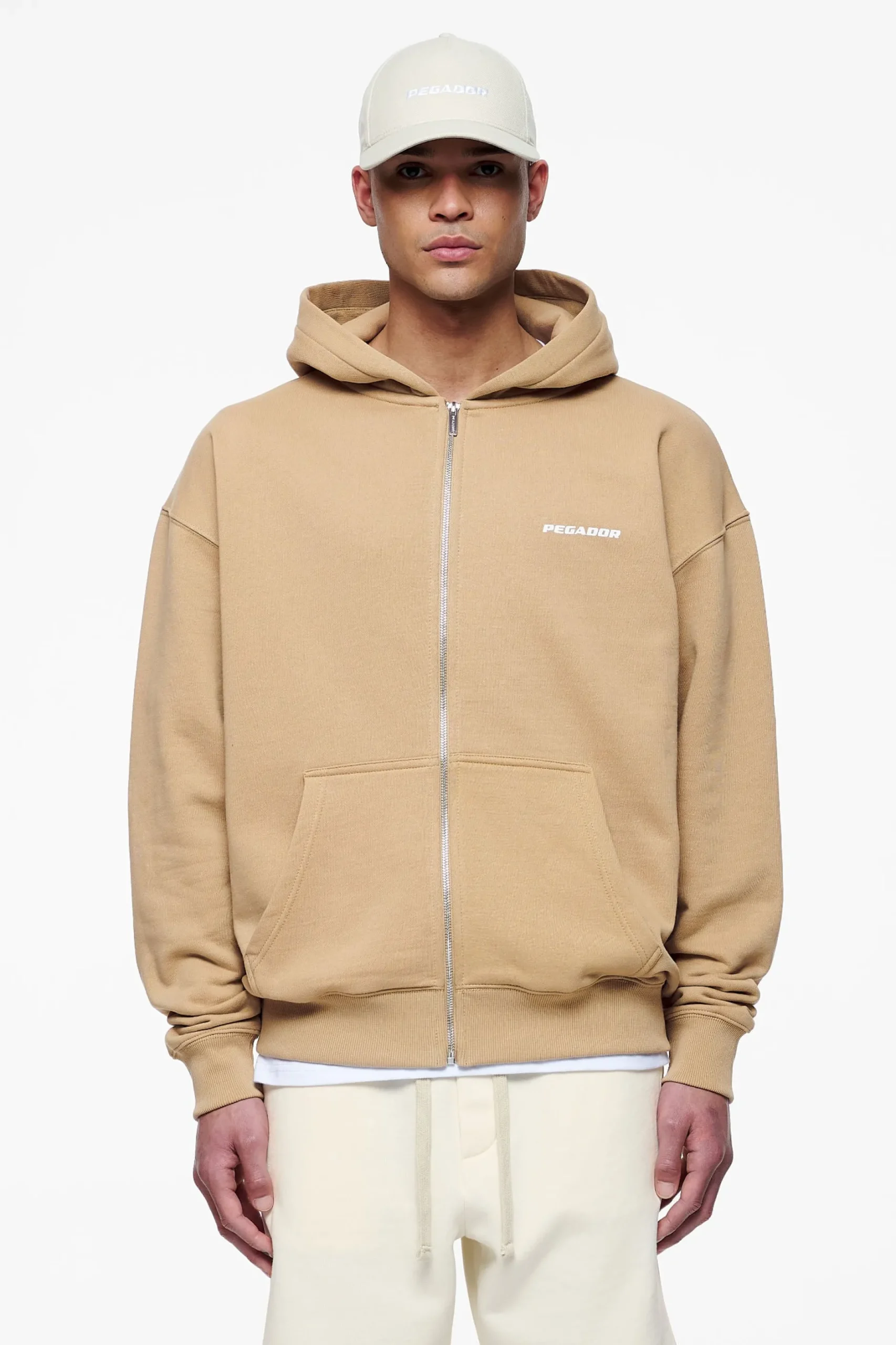 Pegador Colne Logo Oversized Sweat Jacket