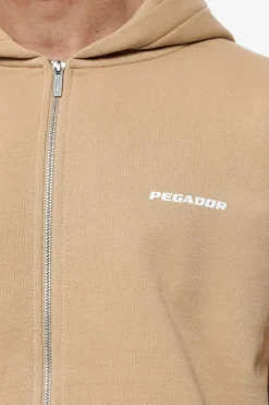 Pegador Colne Logo Oversized Sweat Jacket
