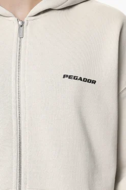 Pegador Colne Logo Oversized Sweat Jacket