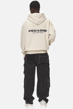 Pegador Colne Logo Oversized Sweat Jacket