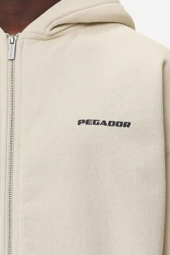 Pegador Colne Logo Oversized Sweat Jacket