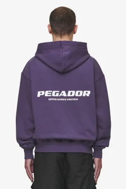 Pegador Colne Logo Oversized Sweat Jacket