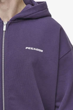 Pegador Colne Logo Oversized Sweat Jacket