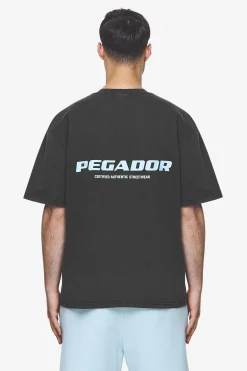 Pegador Colne Logo Oversized Tee Baby Blue