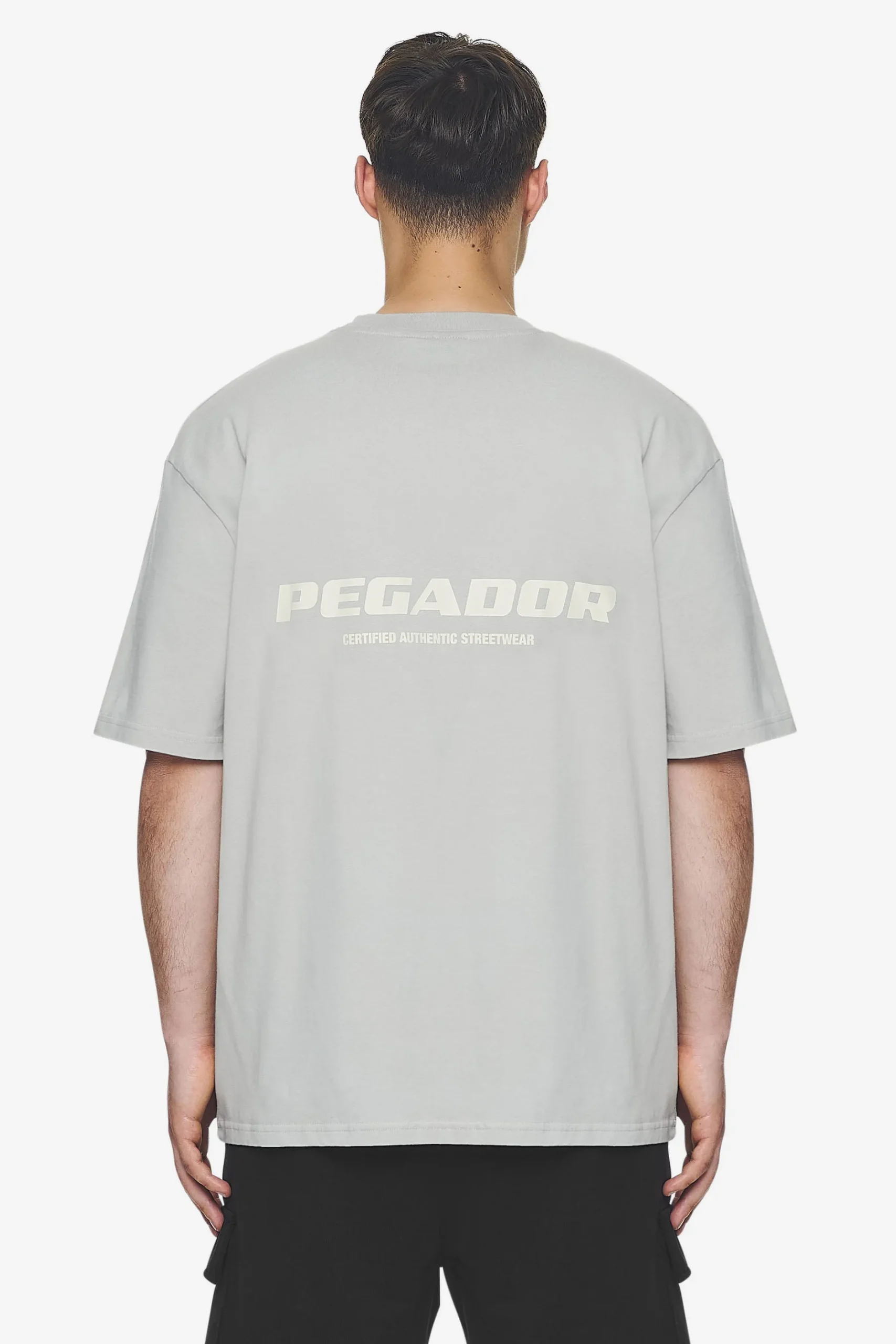 Pegador Colne Logo Oversized Tee Salty Cream