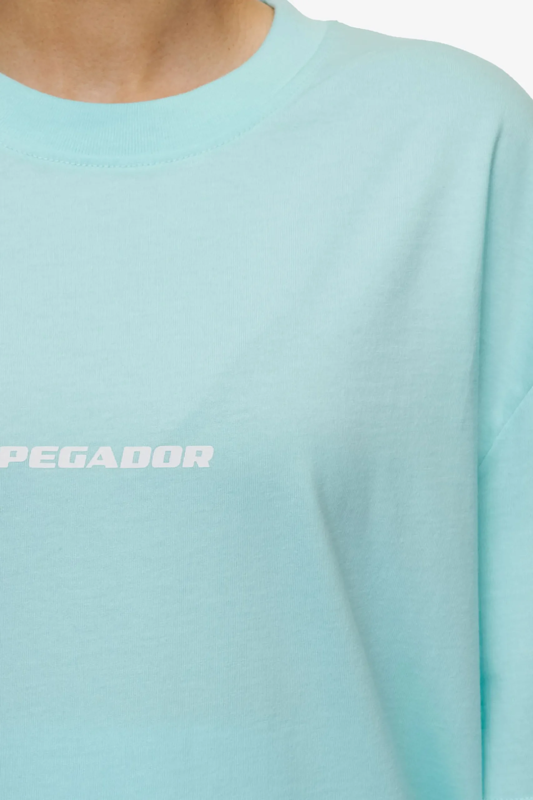 Pegador Colne Logo Oversized Tee White