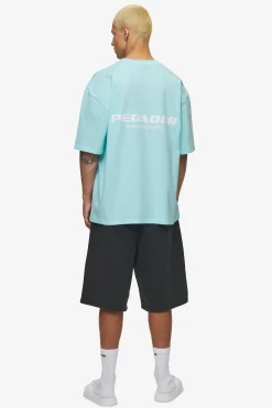 Pegador Colne Logo Oversized Tee White