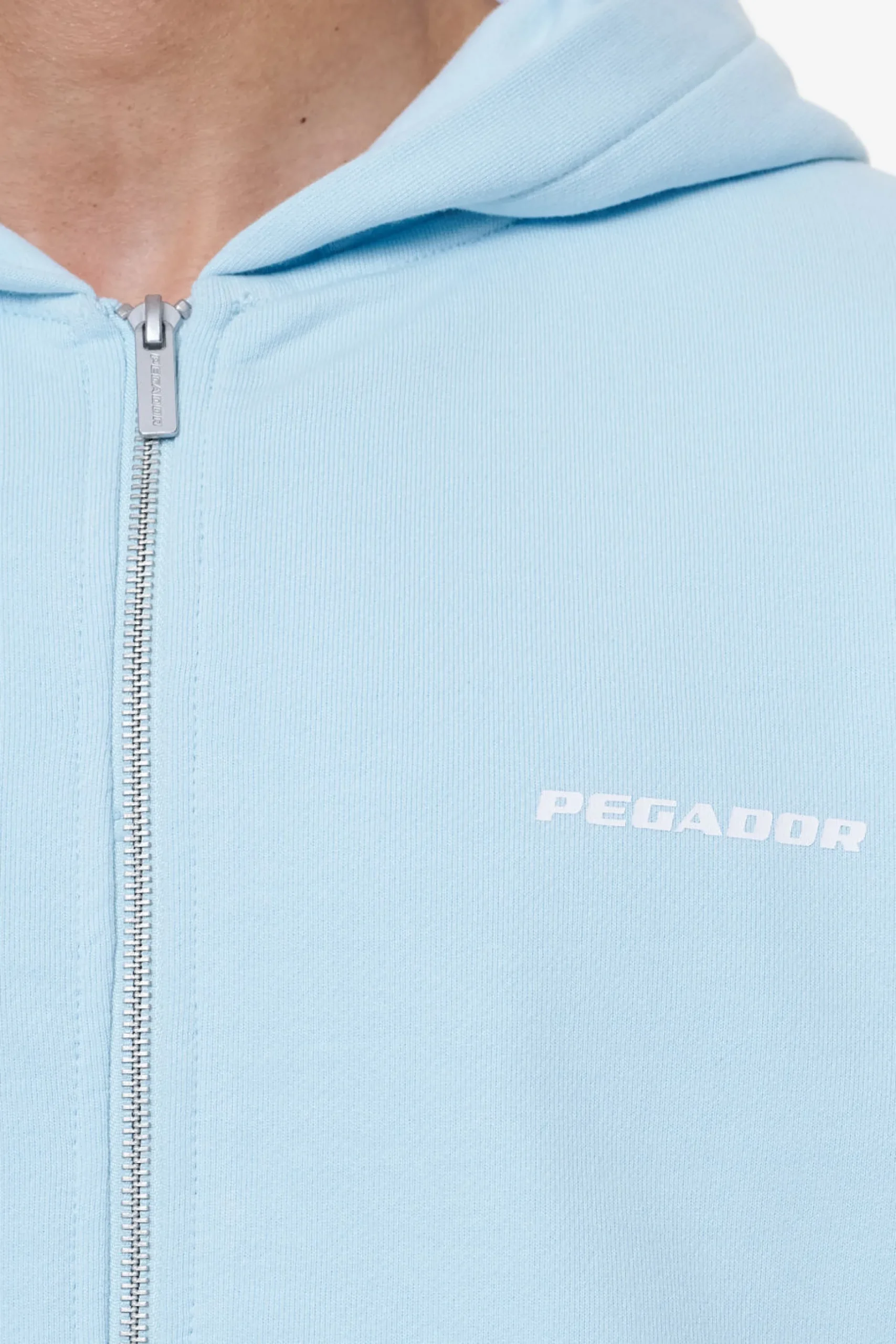 Pegador Colne Terry Logo Oversized Sweat Jacket