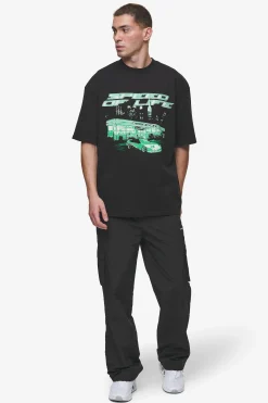 Pegador Conner Oversized Tee Washed Black