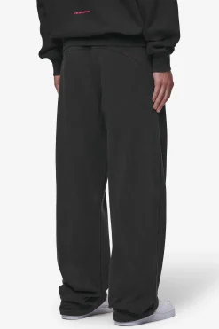 Pegador Conven Loose Sweat Pants Vintage Black