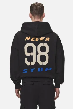 Pegador Corey Terry Boxy Sweat Jacket Washed Black