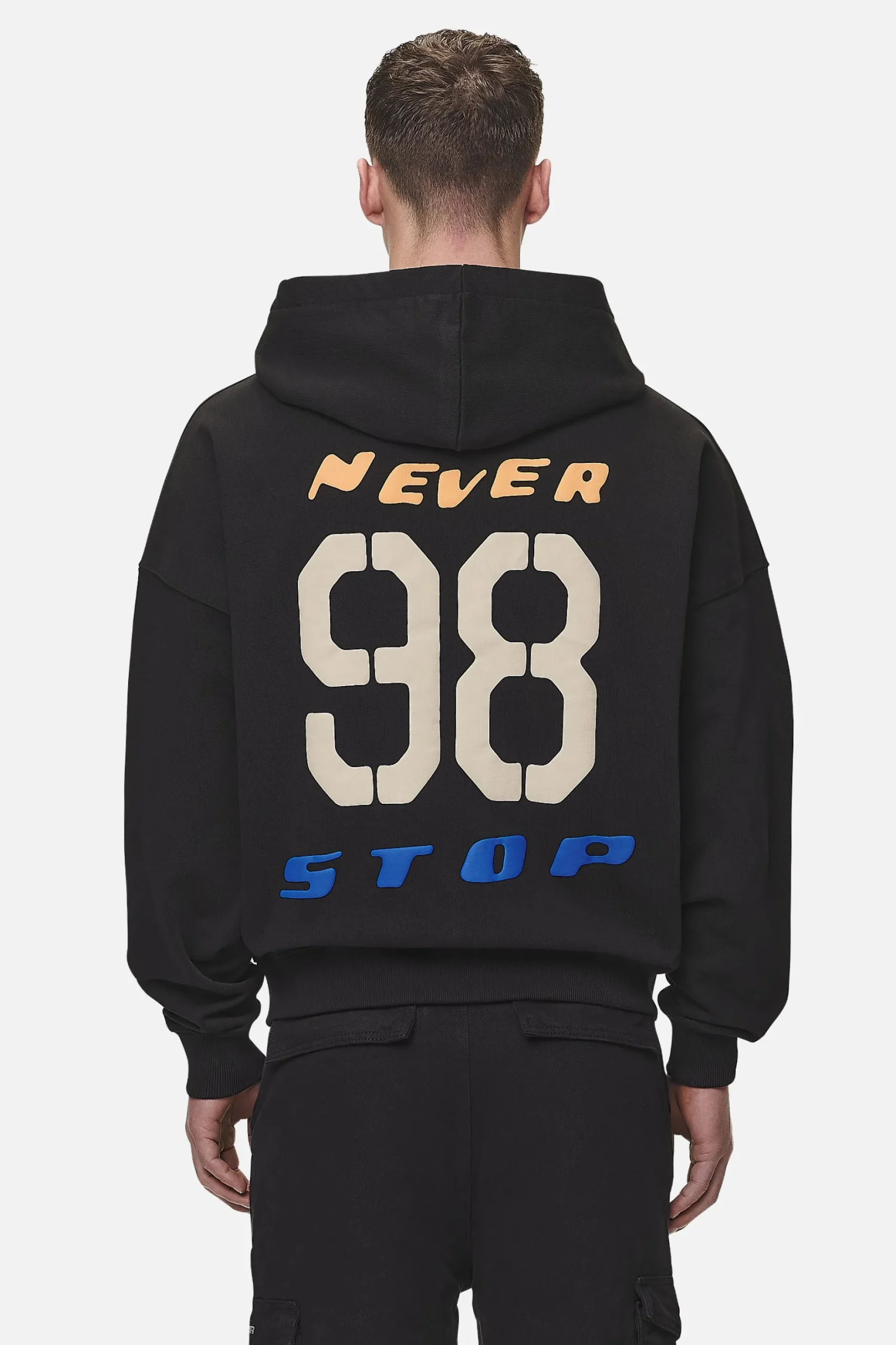 Pegador Corey Terry Boxy Sweat Jacket Washed Black