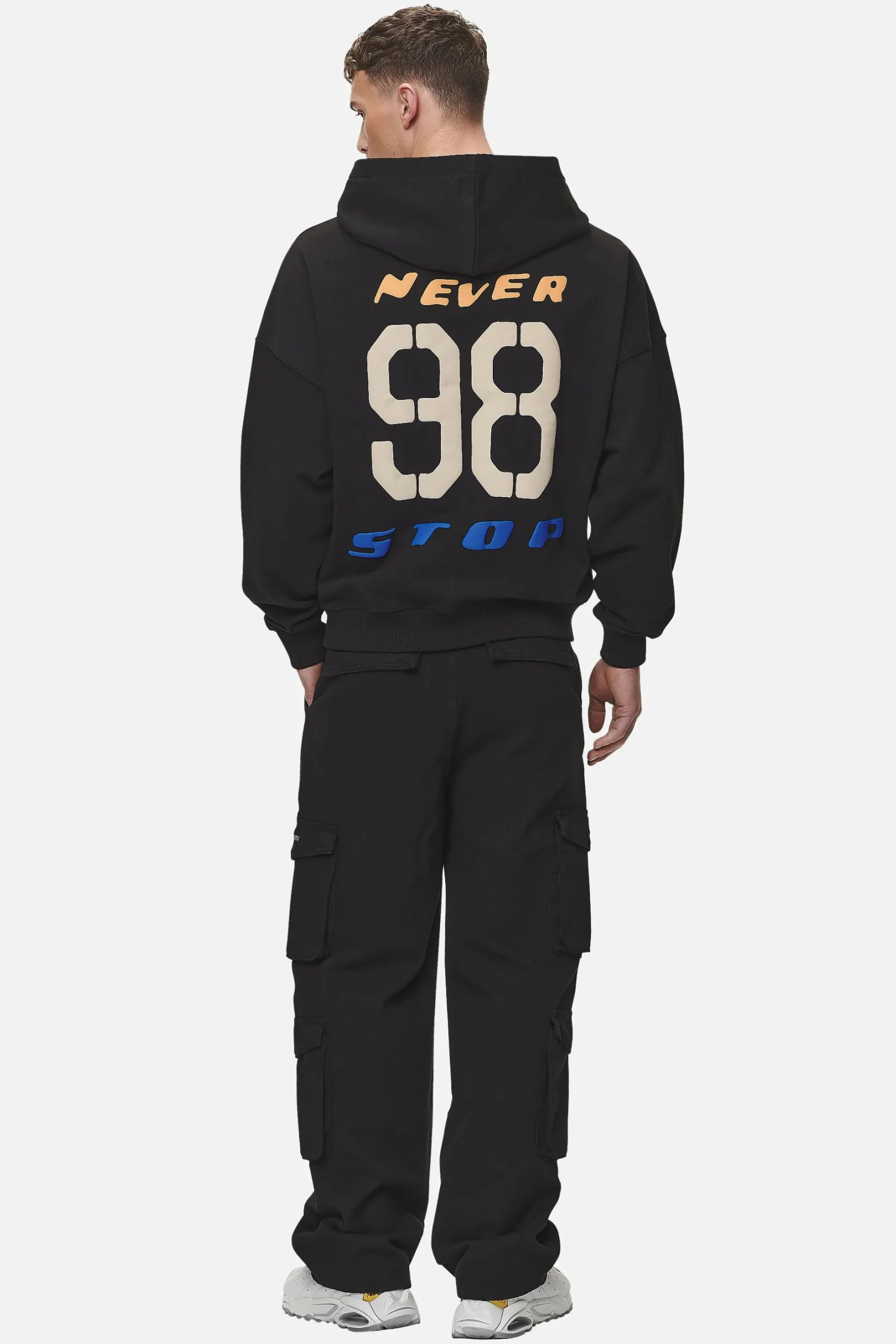 Pegador Corey Terry Boxy Sweat Jacket Washed Black