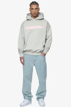Pegador Cosmo Oversized Hoodie Washed Pearl Grey