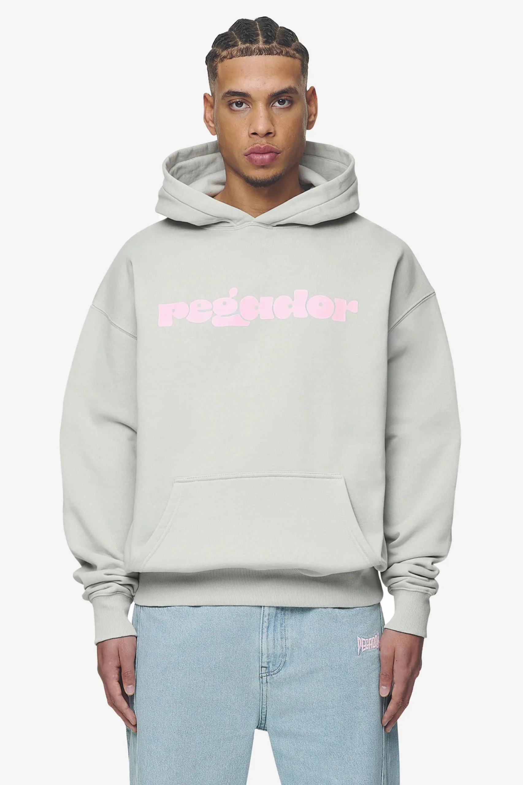Pegador Cosmo Oversized Hoodie Washed Pearl Grey