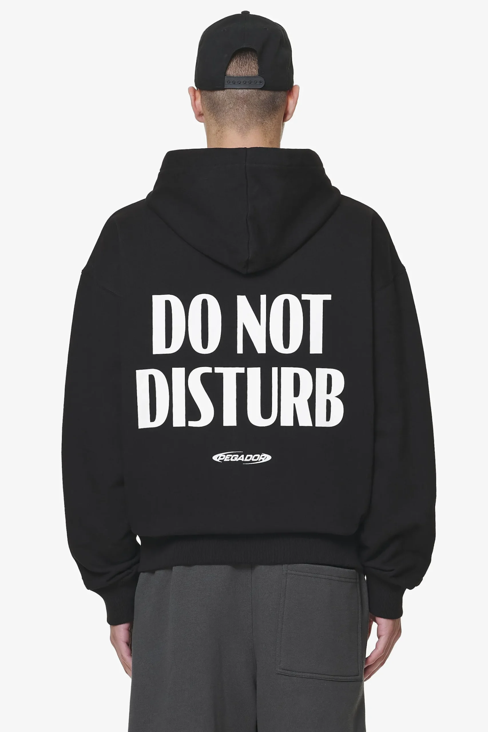 Pegador Crail Oversized Sweat Jacket Black