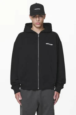 Pegador Crail Oversized Sweat Jacket Black