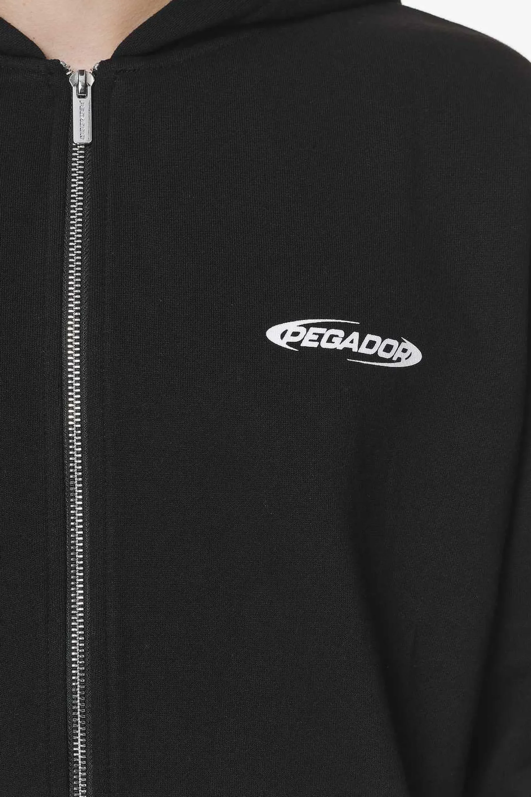 Pegador Crail Oversized Sweat Jacket Black