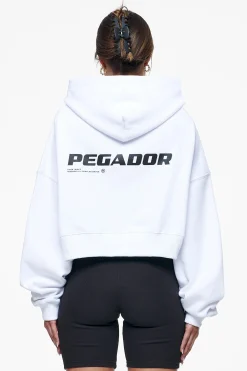 Pegador Culla Logo Oversized Cropped Hoodie