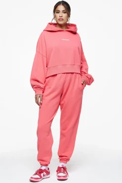 Pegador Culla Logo Oversized Cropped Hoodie