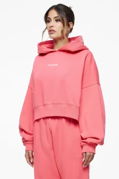 Pegador Culla Logo Oversized Cropped Hoodie