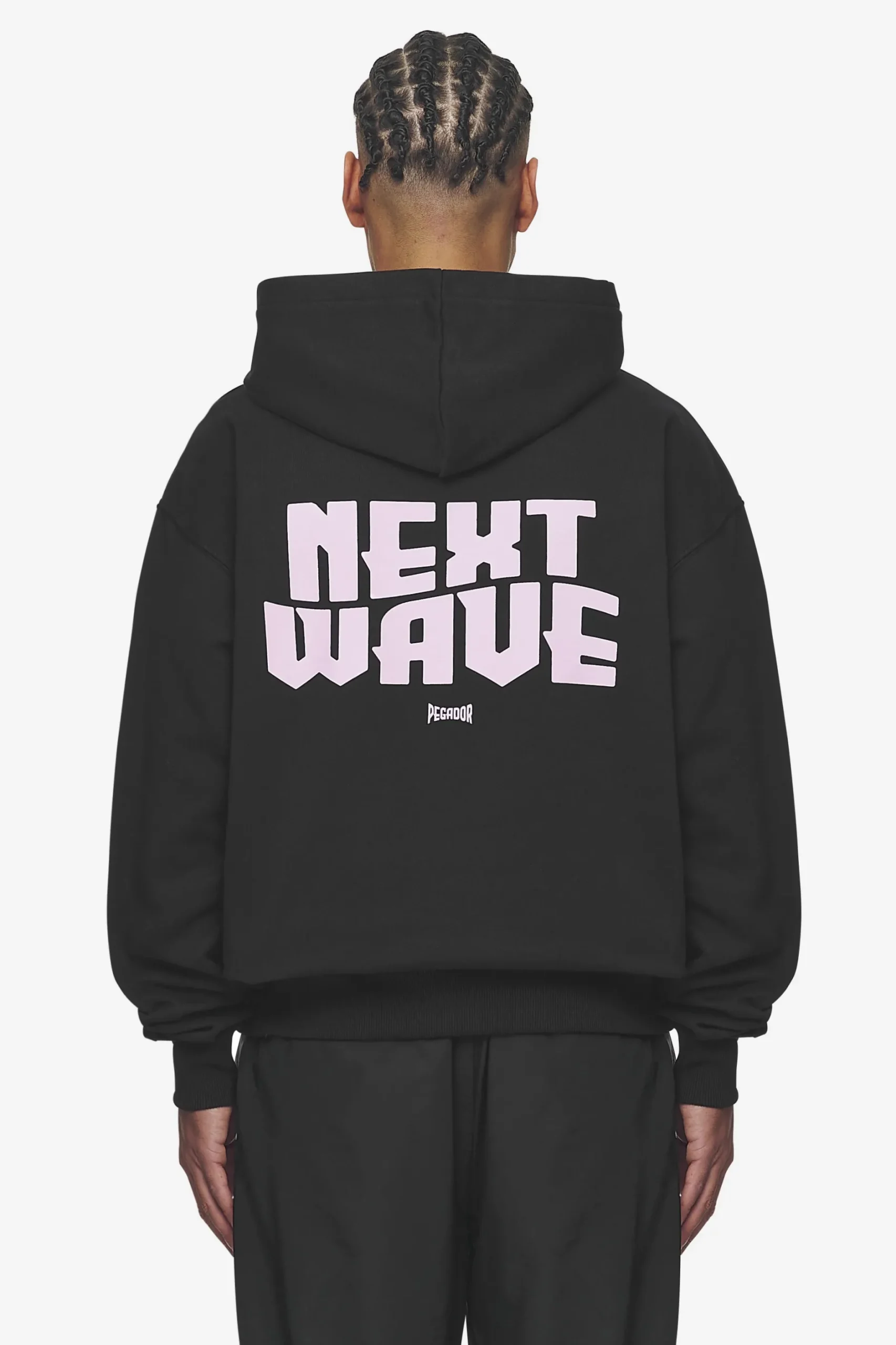 Pegador Dacko Oversized Hoodie Washed Black Bubblegum