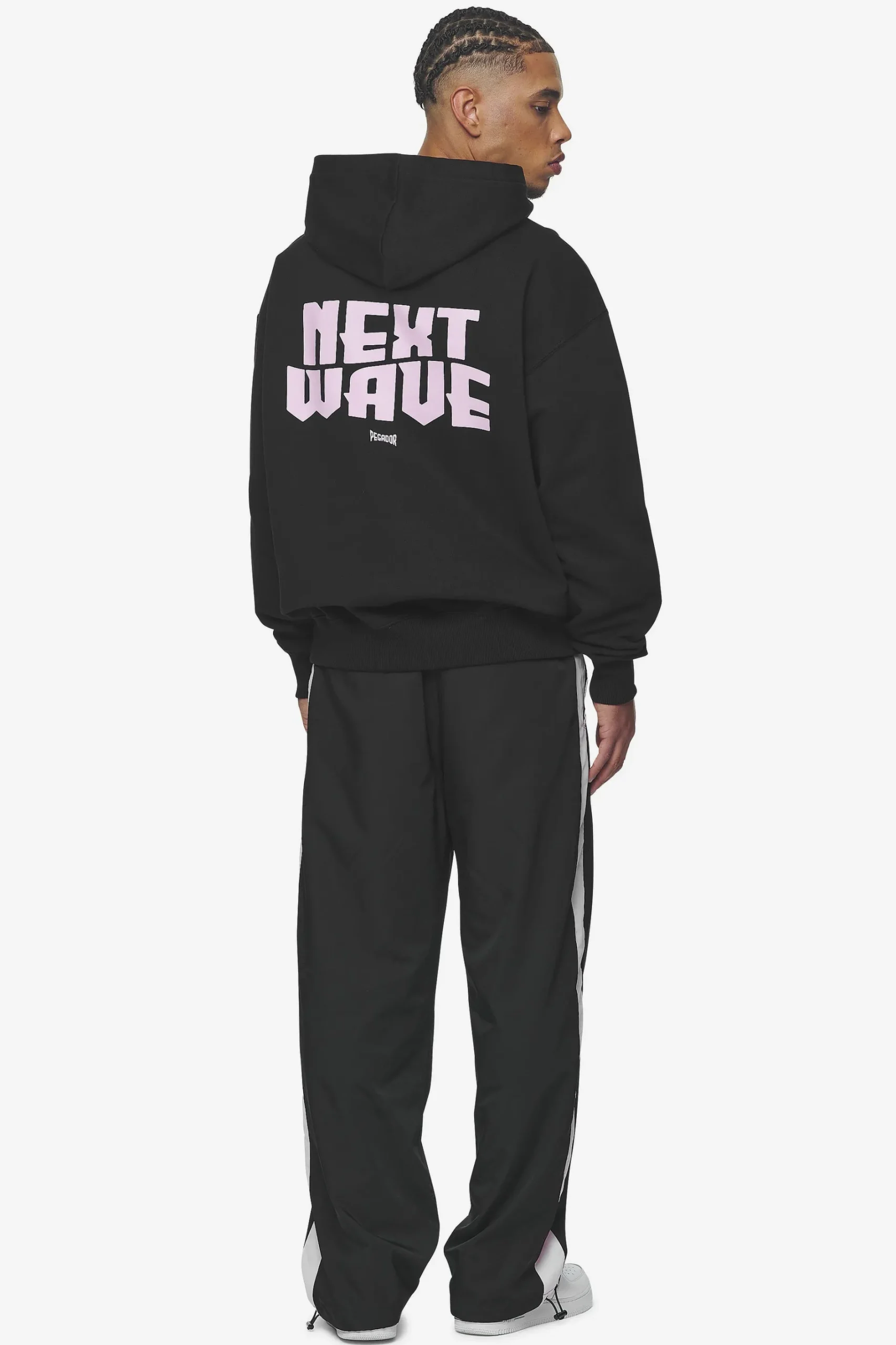 Pegador Dacko Oversized Hoodie Washed Black Bubblegum