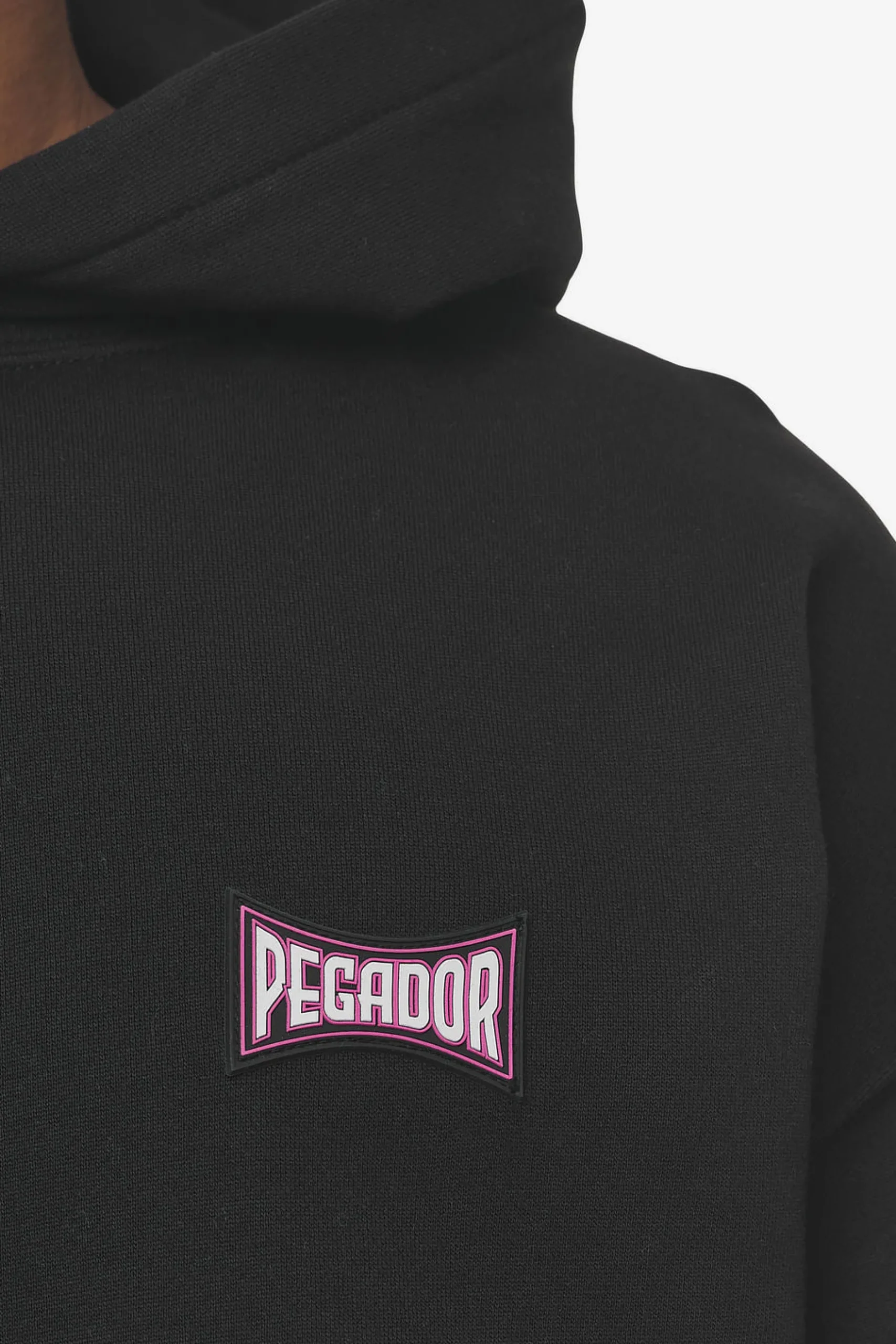 Pegador Dacko Oversized Hoodie Washed Black Bubblegum