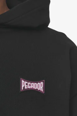 Pegador Dacko Oversized Hoodie Washed Black Bubblegum